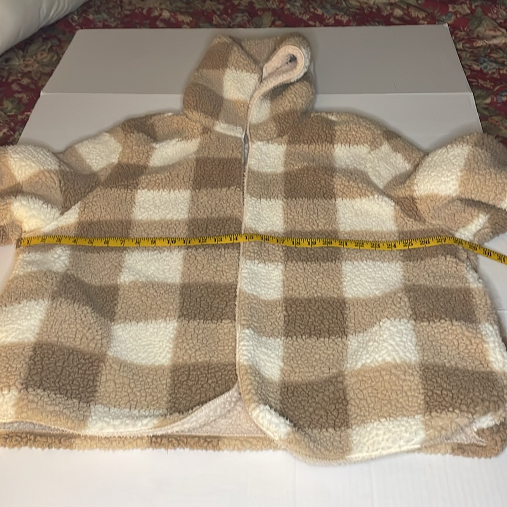 Love Tree Sherpa reversible teddy coat women’s size XL - Picture 8 of 13